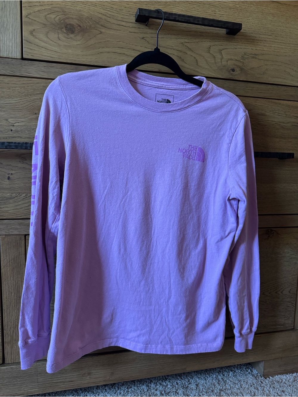 North Face 100% Cotton Women’s Long Sleeve - Lavender